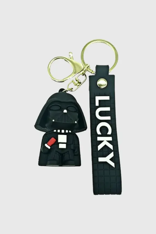 Darth Vader Rubber Keychain – Star Wars Collectible | Durable and Lightweight Keyring Accessory