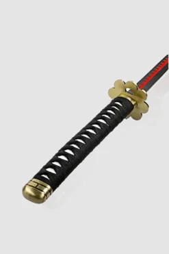 Detailed Blade of Zoro Shusui Katana, Wooden Replica with Sharp Appearance