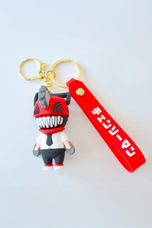 Chainsaw Man Keychain - Durable 3D Miniature PVC Design (7cm)