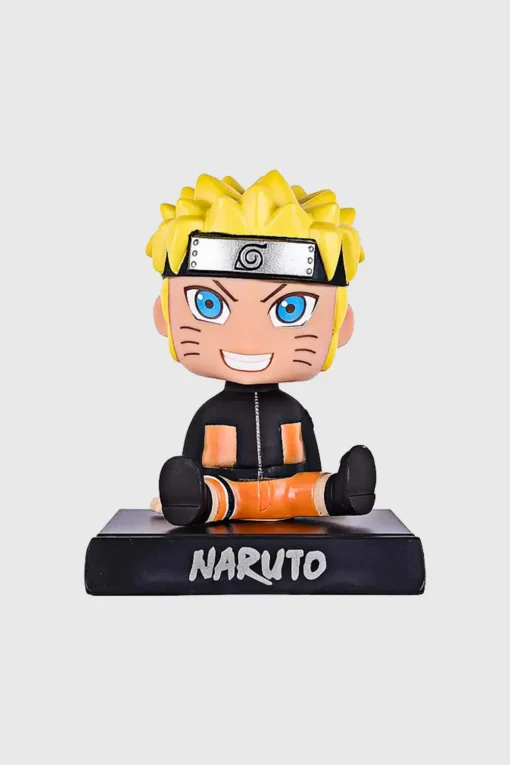 Naruto Uzumaki Bobblehead Action Figure – Naruto Shippuden Collectible Toy | PVC Anime Figurine | Desk Decor