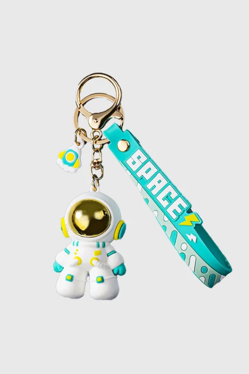 Astronaut Model A 3D Silicone Keychain – Durable & Charming Lanyard Accessory