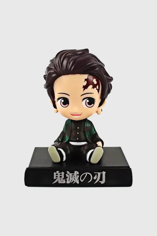 Tanjiro Kamado Bobblehead Mobile Holder – Demon Slayer Collectible, 14.5 cm, High-Grade PVC