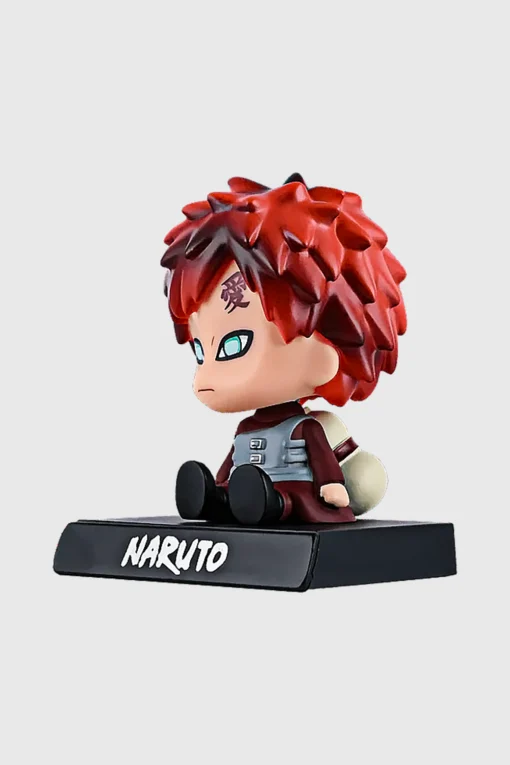 Naruto Gaara Bobblehead with Mobile Holder – Car Dashboard Anime Accessory - Image 3