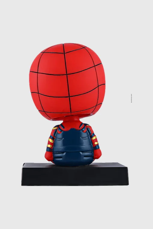 Spider-Man Bobblehead with Mobile Holder – Car Dashboard & Desk Accessory | Marvel Collectible - Image 4