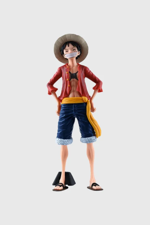 One Piece Monkey D. Luffy Action Figurine – 27cm with 3 Interchangeable Faces - Image 4