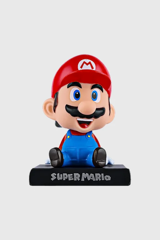 Super Mario Bobblehead – Classic Nintendo Collectible for Car & Desk